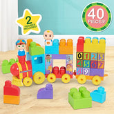 Cocomelon Train Kit Building Blocks DTT - 12563 - Colorland Toys